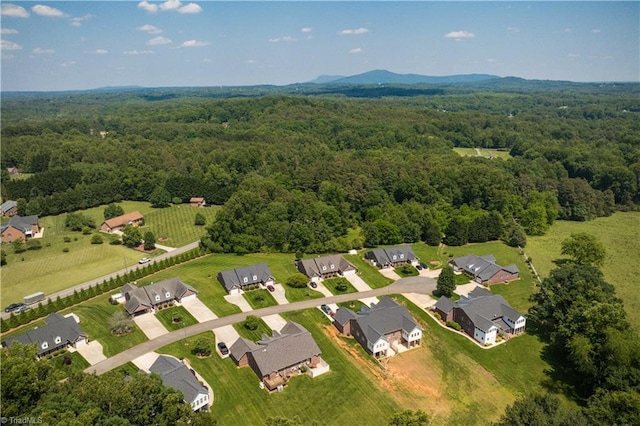 149 Royal View Dr Unit 1, Pinnacle, NC 27043 - aerial view of residential area featuring a heavily wooded area