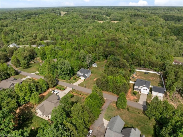 203 Cross Country Chase, Stokesdale, NC 27357 - birds eye view of property featuring a wooded view