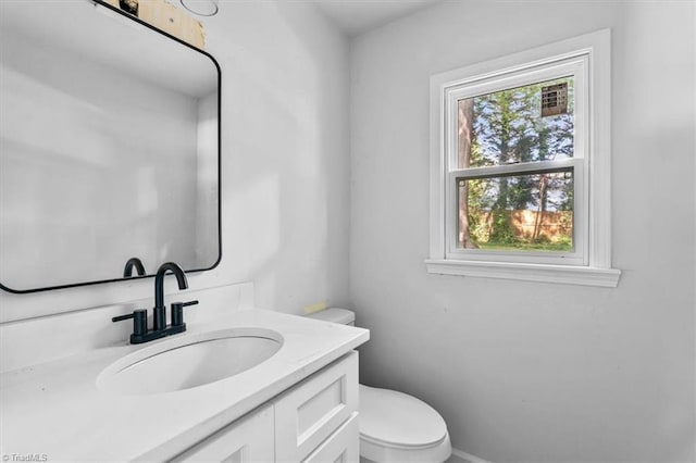 1710 Scarborough Rd, High Point, NC 27265 - bathroom with toilet and vanity