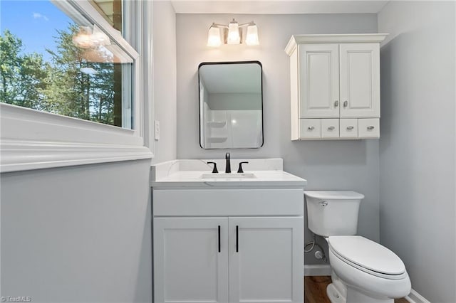 5403 Southmont Dr, Julian, NC 27283 - bathroom with toilet and vanity