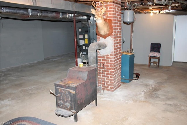 view of basement