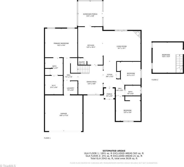 183 Kentland Ridge Dr, Kernersville, NC 27284 - floor plan / room layout