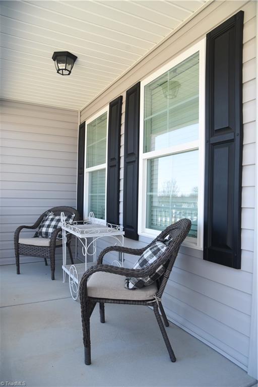 view of patio with covered porch