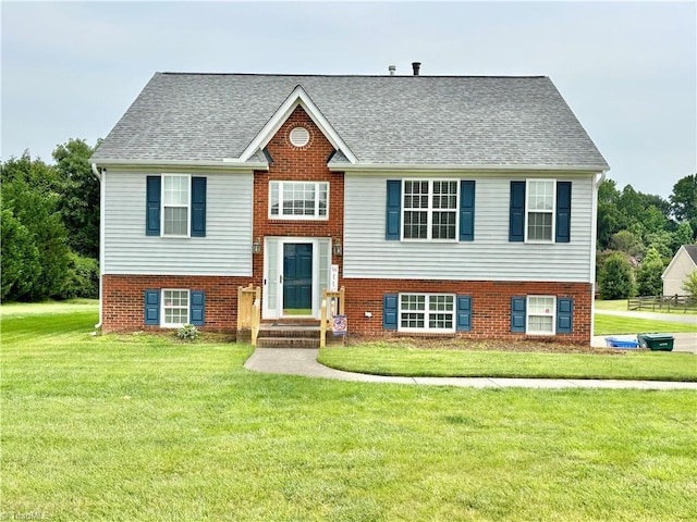 266 Sailway Rd, Winston-Salem, NC 27127 - raised ranch with a front lawn and brick siding