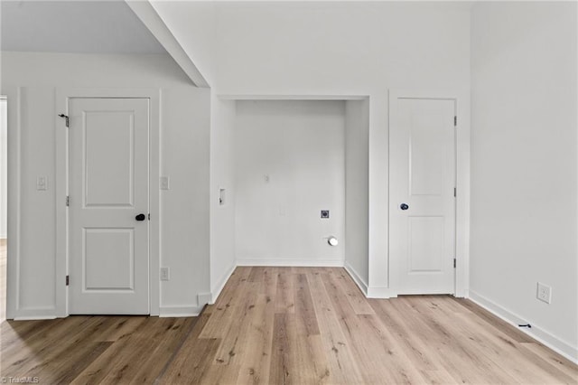 301 Rockspring Rd, High Point, NC 27262 - unfurnished room featuring light wood finished floors and baseboards