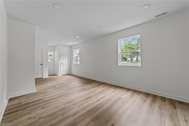 301 Rockspring Rd, High Point, NC 27262 - unfurnished room with wood finished floors and recessed lighting