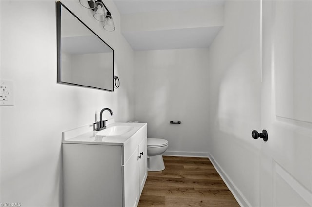 301 Rockspring Rd, High Point, NC 27262 - bathroom featuring vanity and wood finished floors
