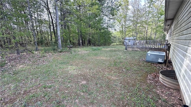 225 Dan Bryant Rd, Pilot Mountain, NC 27041 - view of yard with central AC