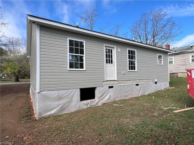 view of back of property