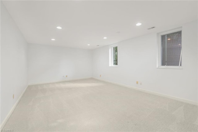1000 Brookmeade Dr, Winston-Salem, NC 27106 - empty room with light colored carpet and recessed lighting