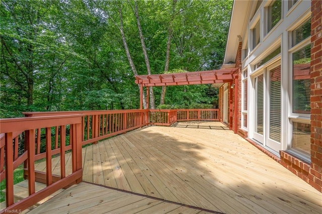1000 Brookmeade Dr, Winston-Salem, NC 27106 - view of wooden terrace