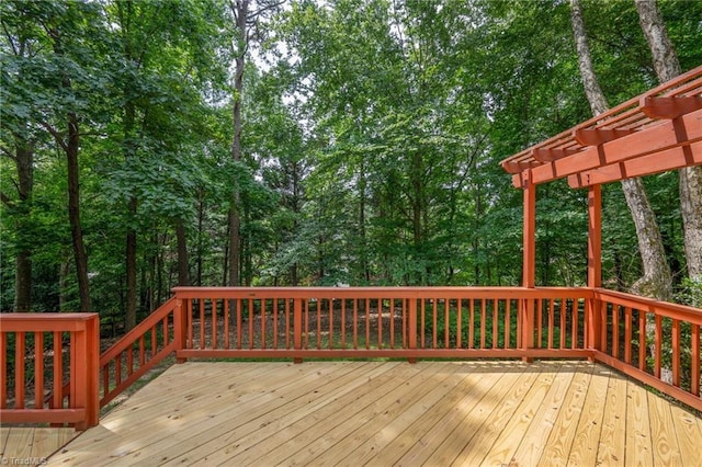 1000 Brookmeade Dr, Winston-Salem, NC 27106 - deck featuring a pergola