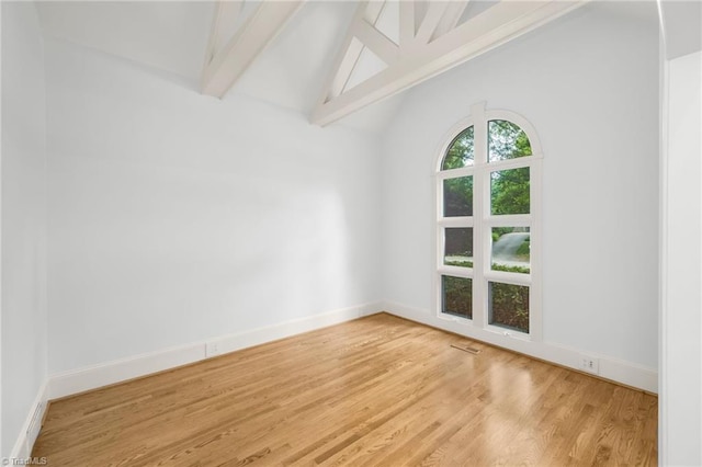 1000 Brookmeade Dr, Winston-Salem, NC 27106 - spare room featuring wood finished floors and baseboards