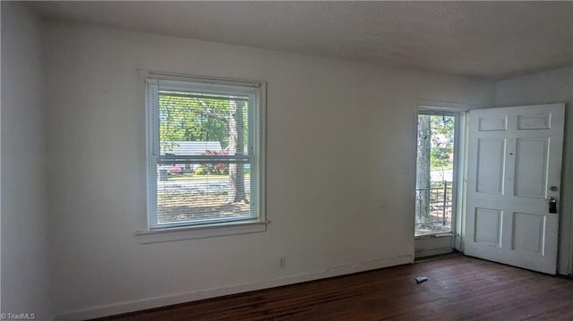 2806 Robin Hood Dr, Greensboro, NC 27408 - interior space featuring wood finished floors and baseboards