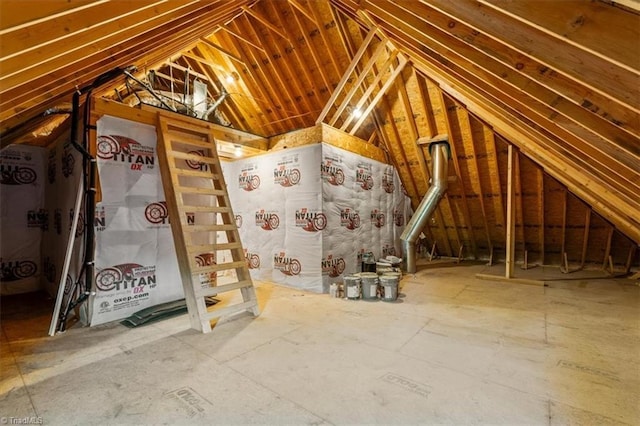 905 Brookside Dr, Greensboro, NC 27408 - view of unfinished attic