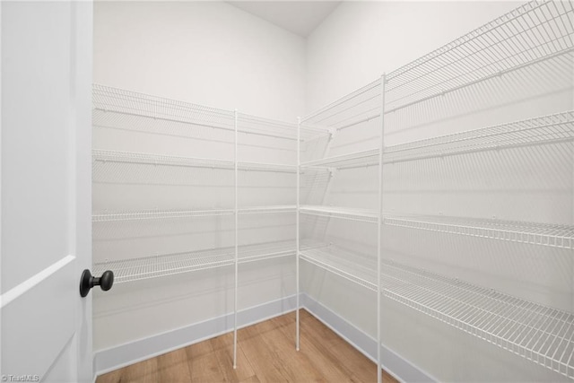 view of storage area
