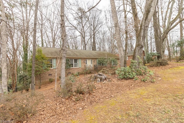 view of front of home