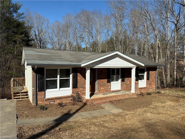 view of front of home