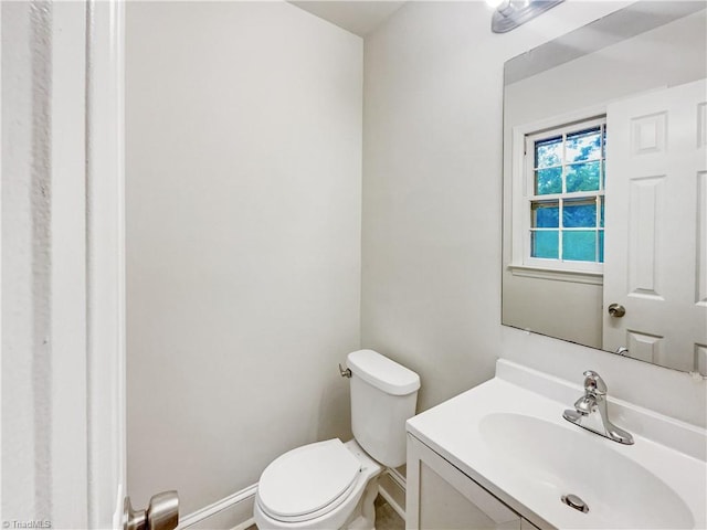 1606 Woodbriar Ave, Greensboro, NC 27405 - half bath with vanity and toilet