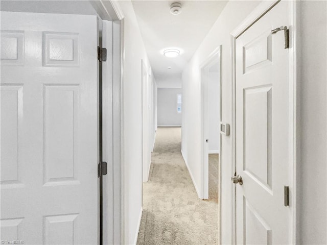 1606 Woodbriar Ave, Greensboro, NC 27405 - corridor featuring light colored carpet and baseboards