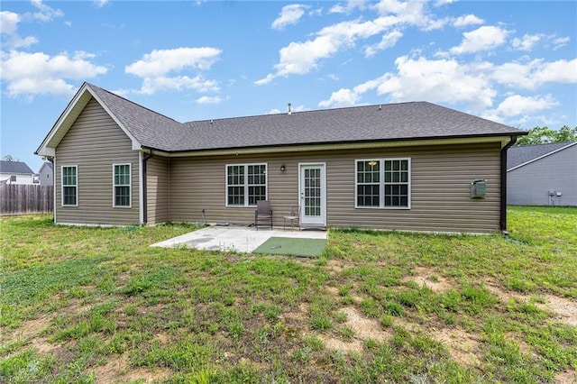 275 Obsidium Ct, Gibsonville, NC 27249 - back of house featuring a patio area