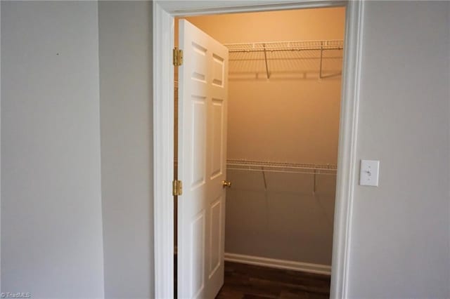 view of closet