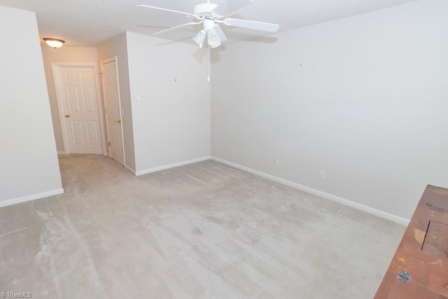 2221314 Delaney Dr, Burlington, NC 27215 - carpeted spare room featuring ceiling fan and baseboards