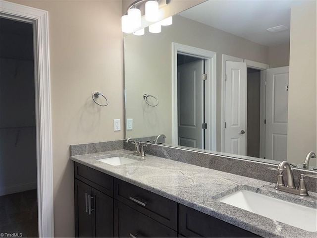 864 Midway School Rd, Winston-Salem, NC 27107 - full bathroom featuring double vanity and a sink