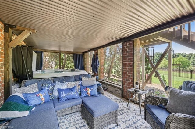 3741 Canter Dr, Trinity, NC 27370 - view of patio with an outdoor living space
