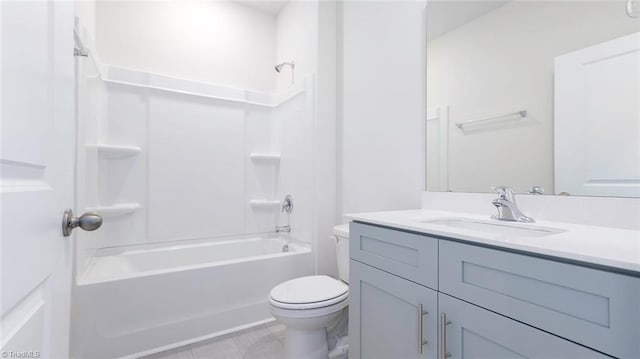 280 Lisa Ln, Winston-Salem, NC 27107 - bathroom with toilet, vanity, and shower / bath combination