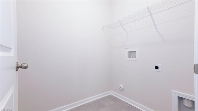 280 Lisa Ln, Winston-Salem, NC 27107 - laundry room with hookup for a washing machine, electric dryer hookup, baseboards, and gas dryer hookup