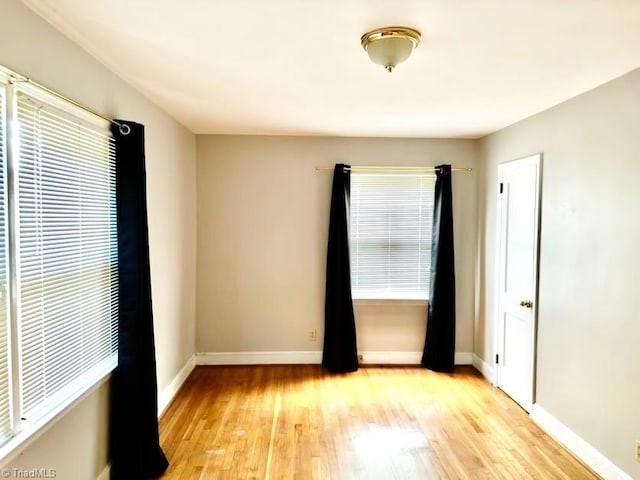 211 Hermitage Rd, Greensboro, NC 27403 - unfurnished room featuring light wood-style flooring and baseboards