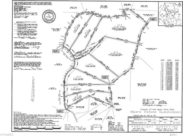 LOT8 Arlie Myers Store Rd, Mcgrady NC, 28649 land for sale