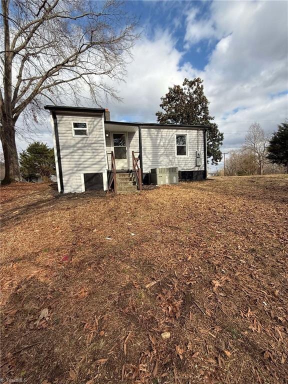 exterior space with central AC unit