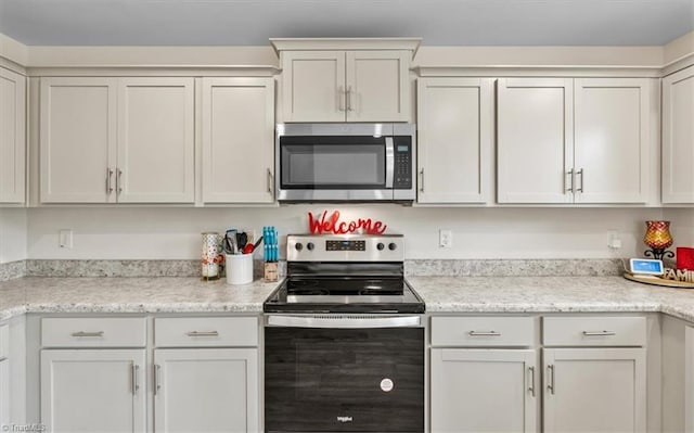 kitchen with appliances with stainless steel finishes