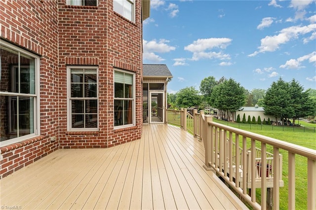 view of deck