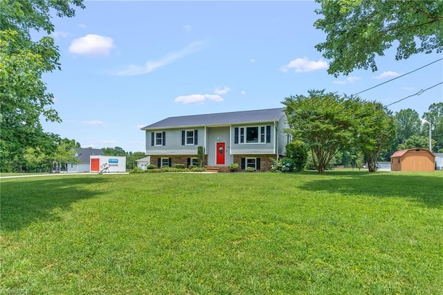 2664 Old Thomasville Rd, Winston-Salem, NC 27107 - split foyer home with a front yard