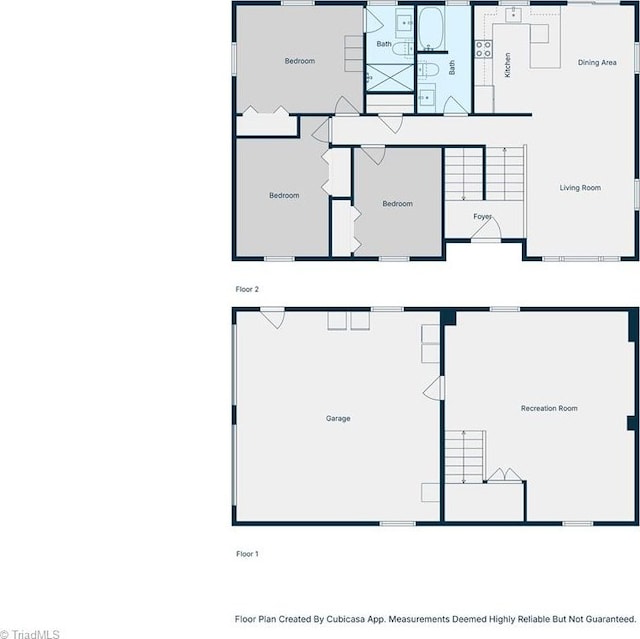 2664 Old Thomasville Rd, Winston-Salem, NC 27107 - view of floor plan / room layout