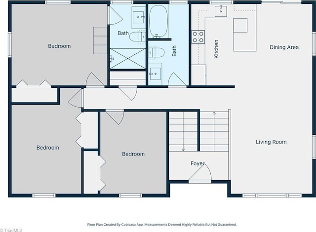 2664 Old Thomasville Rd, Winston-Salem, NC 27107 - view of property floor plan
