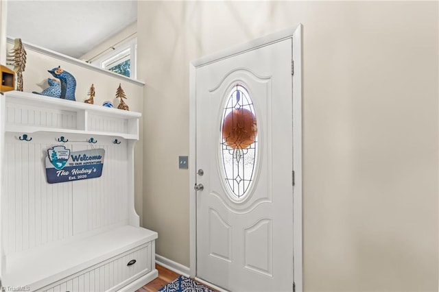 2664 Old Thomasville Rd, Winston-Salem, NC 27107 - mudroom with wood finished floors and baseboards