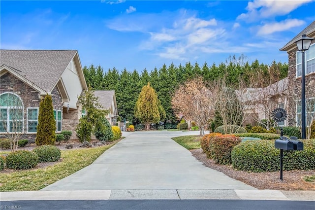 view of community featuring driveway