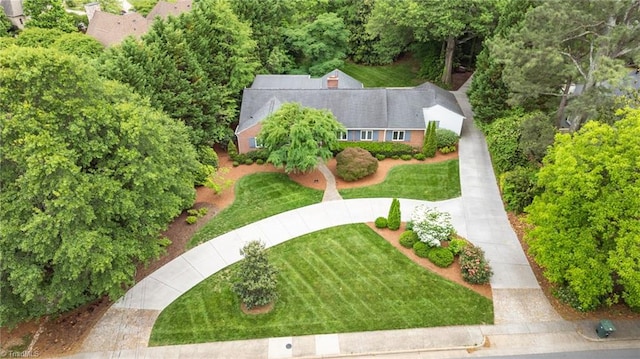 view of subject property