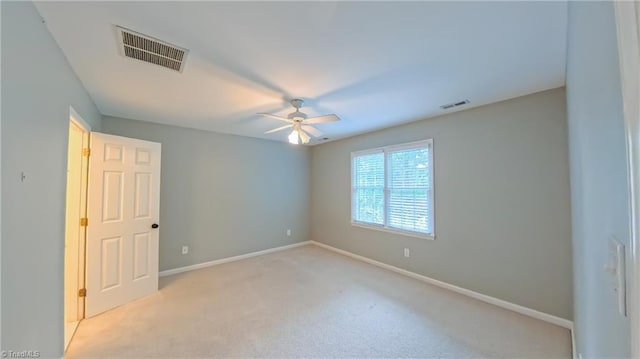 1005 Fallbrook Ln, Lewisville, NC 27023 - unfurnished room with ceiling fan, carpet, and baseboards