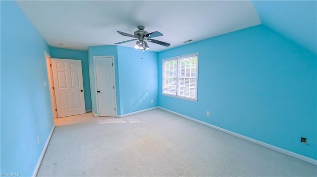 1005 Fallbrook Ln, Lewisville, NC 27023 - unfurnished bedroom with baseboards, carpet flooring, and a ceiling fan