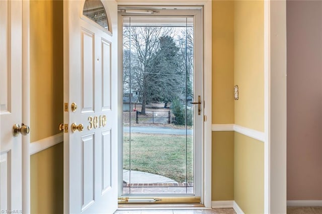 view of doorway