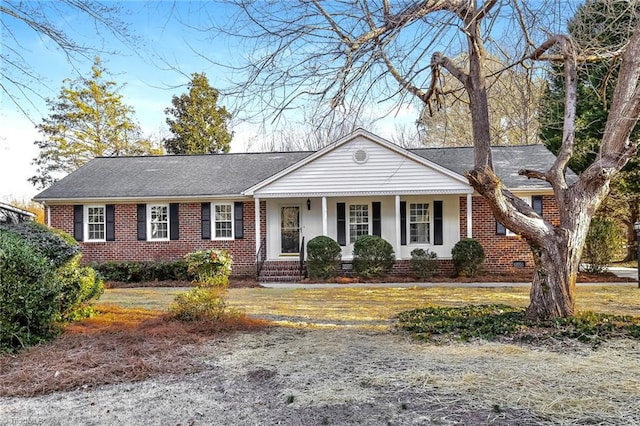 view of ranch-style house