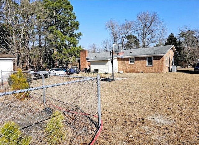 exterior space with central AC unit