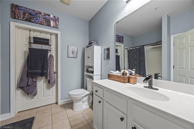 1380 Heritage Pointe Dr Unit 310, Winston-Salem, NC 27127 - full bath with vanity, tile patterned flooring, and curtained shower