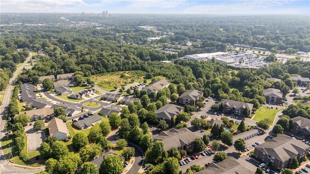1380 Heritage Pointe Dr Unit 310, Winston-Salem, NC 27127 - aerial view of residential area with a heavily wooded area