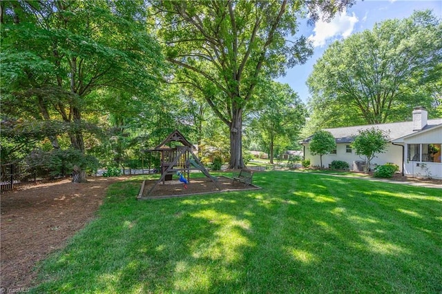 3480 York Rd, Winston-Salem, NC 27104 - view of grassy yard featuring a playground